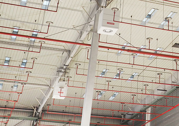 戴姆勒-奔馳儲(chǔ)運(yùn)庫(北京)應(yīng)用康平高大空間空調(diào)